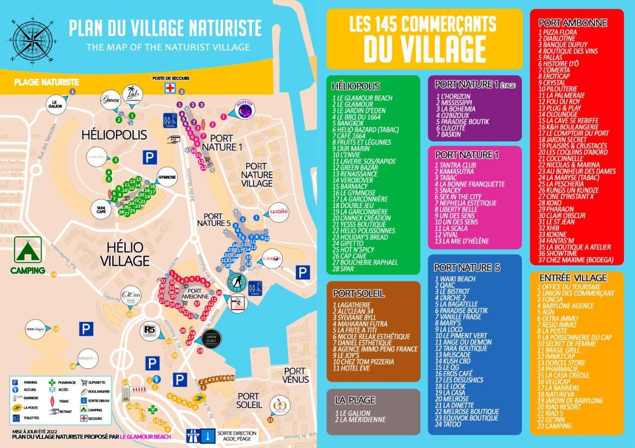 Aphrodix Village Naturiste Agde Kültér fotó